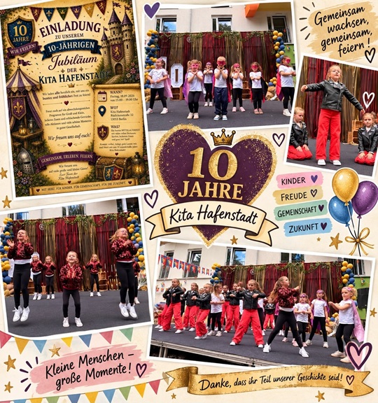 Auftritt 10 Jahre Kita Hafenstadt